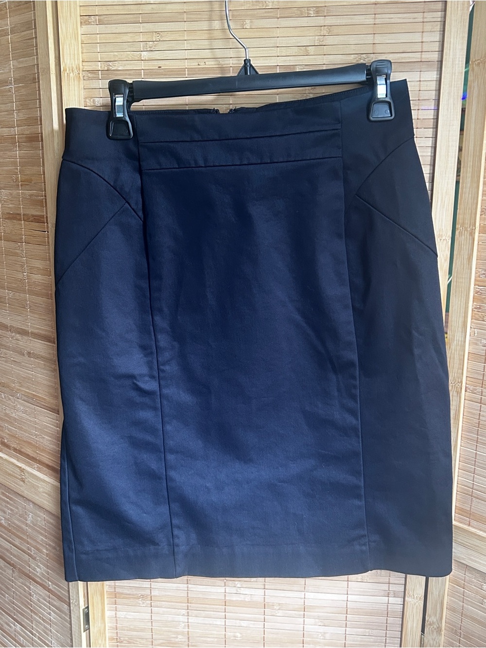 Womens Sz 8 Black Pencil Skirt